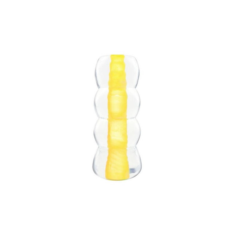 Neon jelly stroker - gul - masturbator
