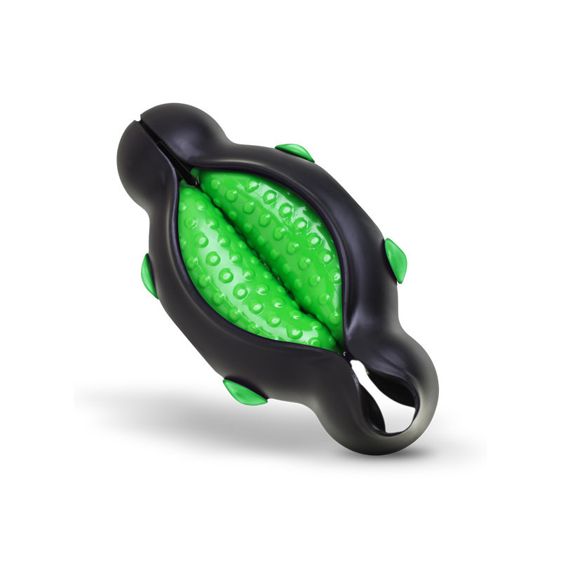 VërSpanken for Men - Oral Sex Simulator - Bumpy - Foam Masturbator - Green - Big Teaze Toys