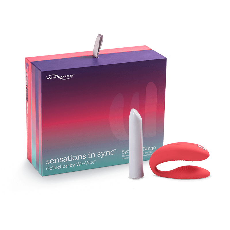 We Vibe 4 plus - turkis - par vibrator - med fjernbetjening - passionate play collection - Tango vibrator og silkeagtig tørklæde