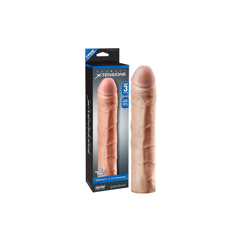 Fantasy Perfect X-tensions - 3 inches - penis forlænger