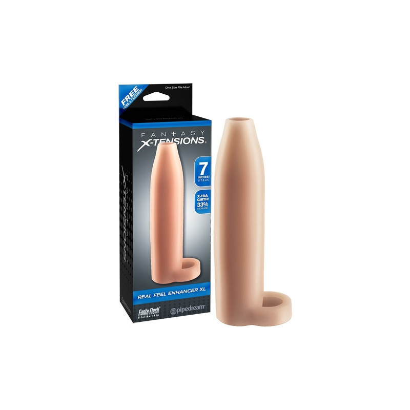 Fantasy X-tensions Real Feel Enhancer XL - with Ball Strap - penis forlænger