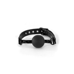 Sinful - soft silicone Ball Gag - Sort