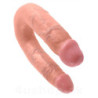 King Cock Double Trouble - Medium - Flesh