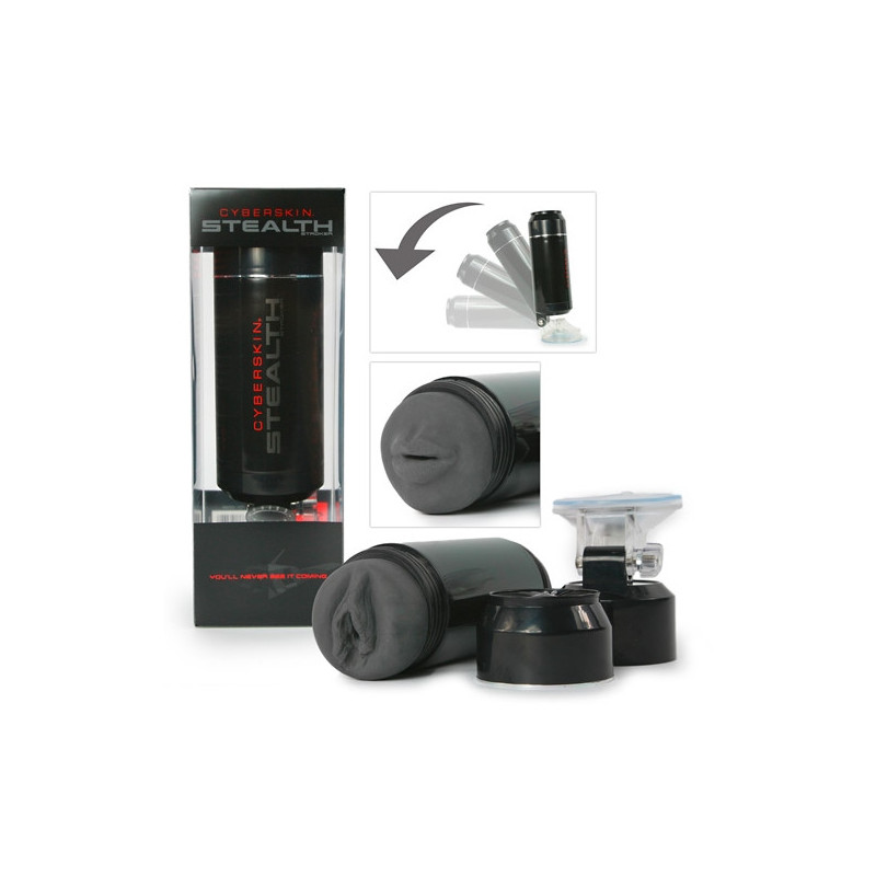Cyberskin Stealth Double Stroker - Vagina and Mouth