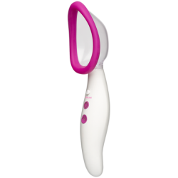 Doc Johnson Automatic Vibrating Rechargeable Pussy Pump - Pink
